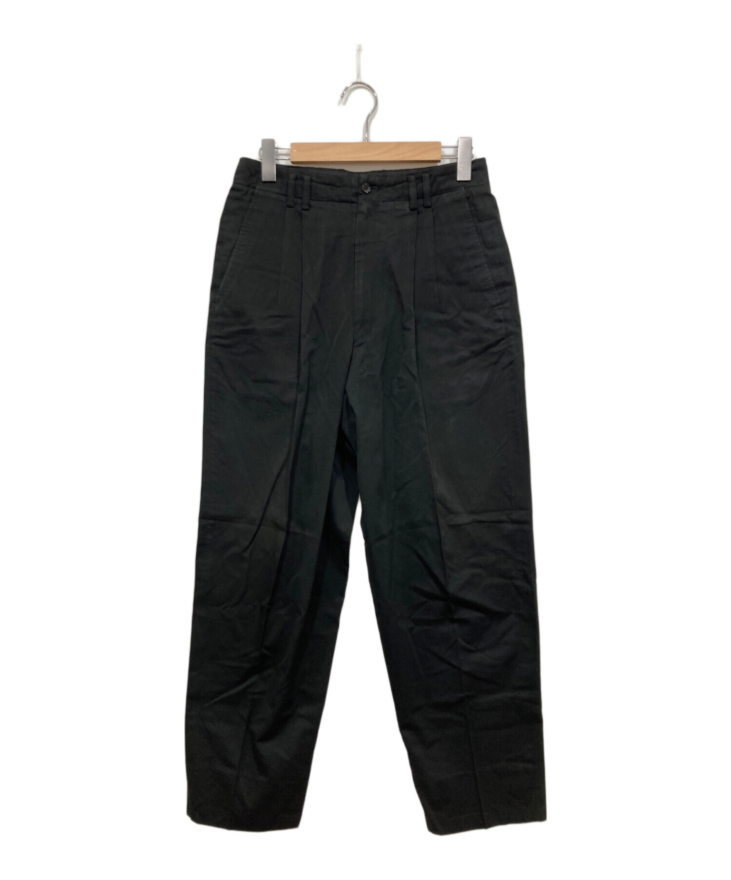 90s Comme des Garcons 2タック チノ パンツ M 黒タグ 90s Comme des Garcons 2タック チノ パンツ M 黒タグ - メルカリ