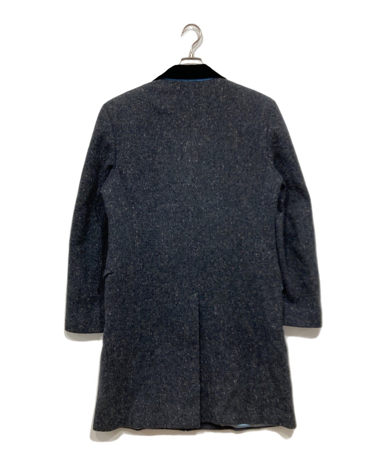 中古・古着通販】ETRO (エトロ) ベルベットカラーチェスターコート