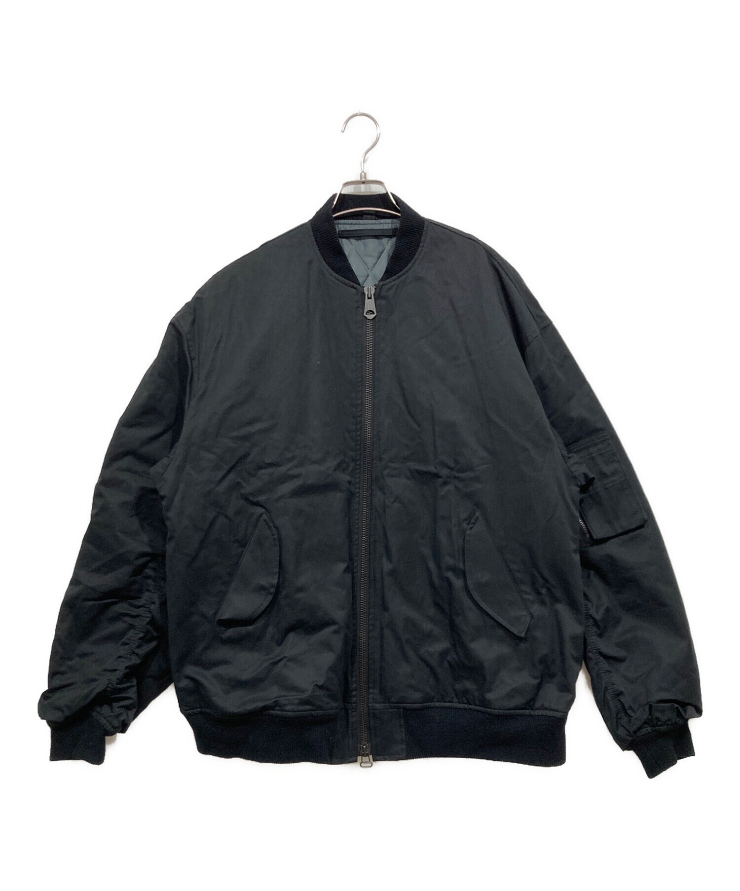 中古・古着通販】VU (ヴウ) ボンバージャケット ブラック サイズ:2