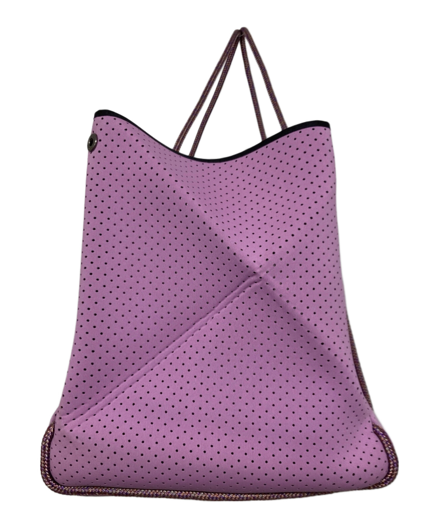 在庫処分セール【ステイト オブ エスケープ】トートバッグ パープル大容量 中古・古着通販】STATE OF ESCAPE (ステイトオブエスケープ) トート