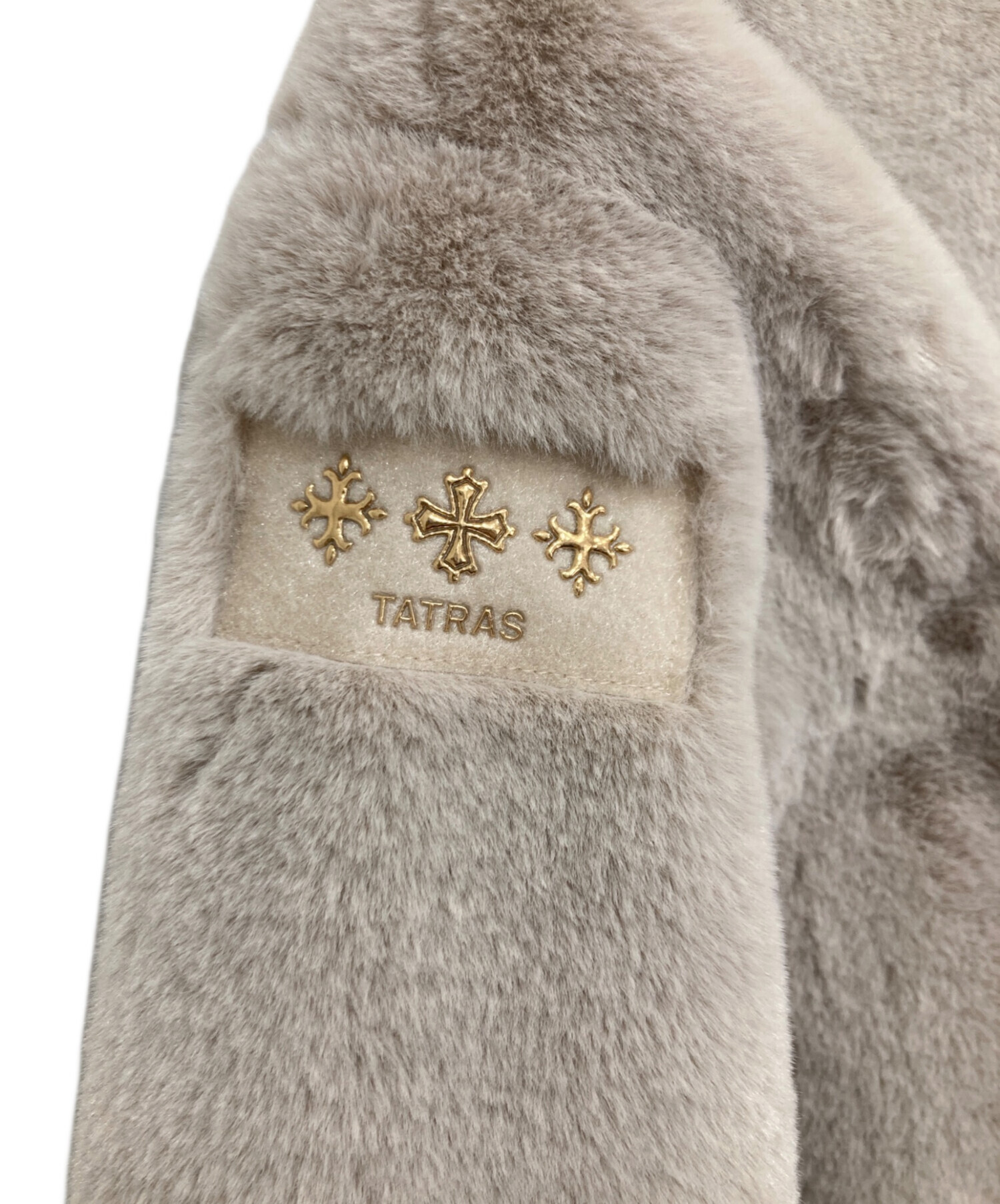 中古・古着通販】TATRAS (タトラス) BARBRA ボアブルゾン ベージュ 