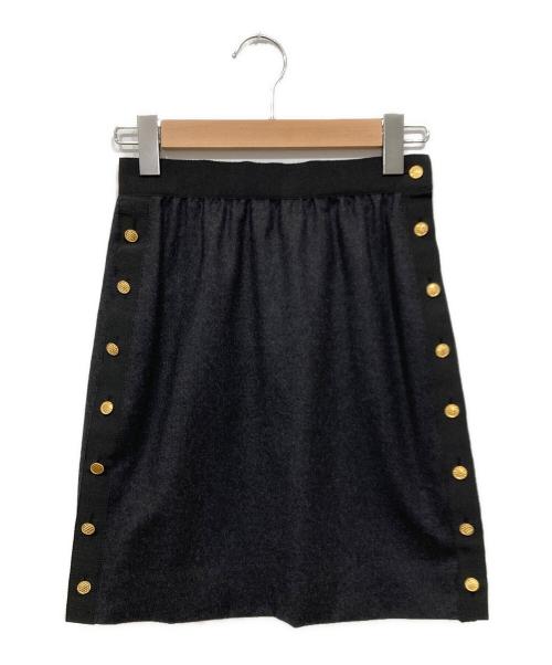 中古・古着通販】CHANEL (シャネル) 台形スカート グレー サイズ:36