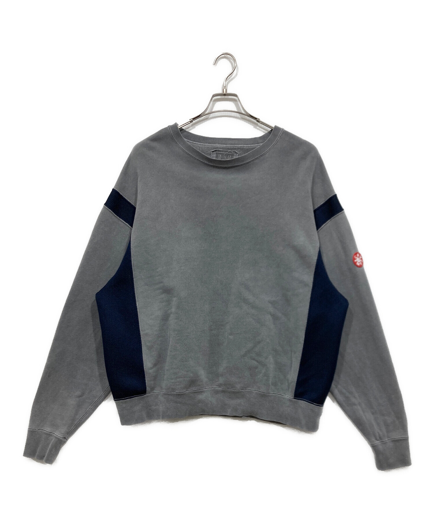 中古・古着通販】C.E (シーイー) 異素材切替スウェット グレー サイズ 