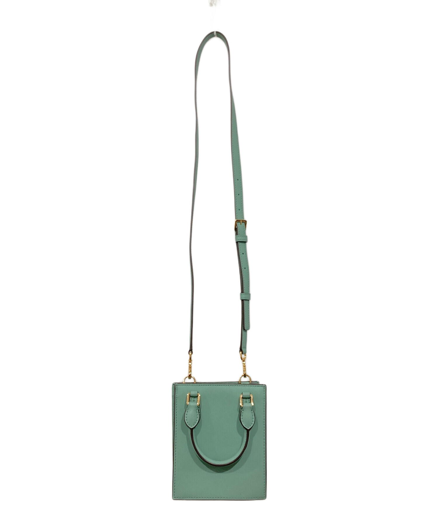 B*r様 【極美品】トリーバーチ 2way ショルダーバッグ ナイロン グリーン 中古・古着通販】TORY BURCH (トリーバーチ) 2WAYミニショルダーバッグ