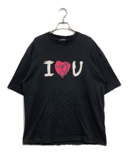【レア】BALENCIAGA バレンシアガ キッズ 110 テープロゴ Tシャツ 中古・古着通販】BALENCIAGA (バレンシアガ) I LOVE U Tシャツ
