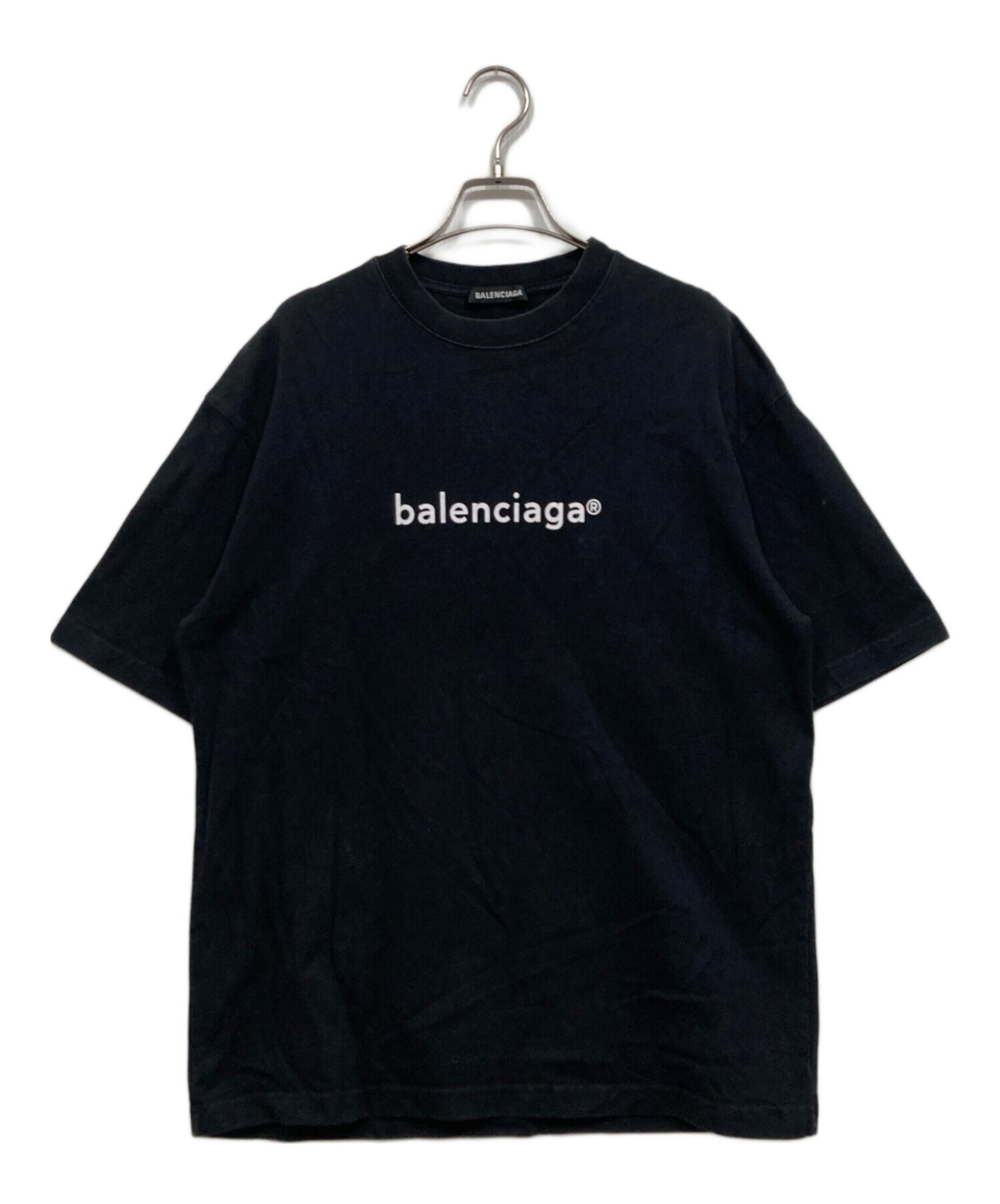中古・古着通販】BALENCIAGA (バレンシアガ) ロゴプリントTシャツ 