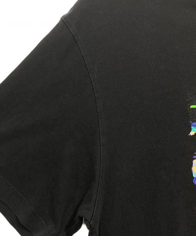 中古・古着通販】LOEWE (ロエベ) アナグラム刺繍カットソー ブラック