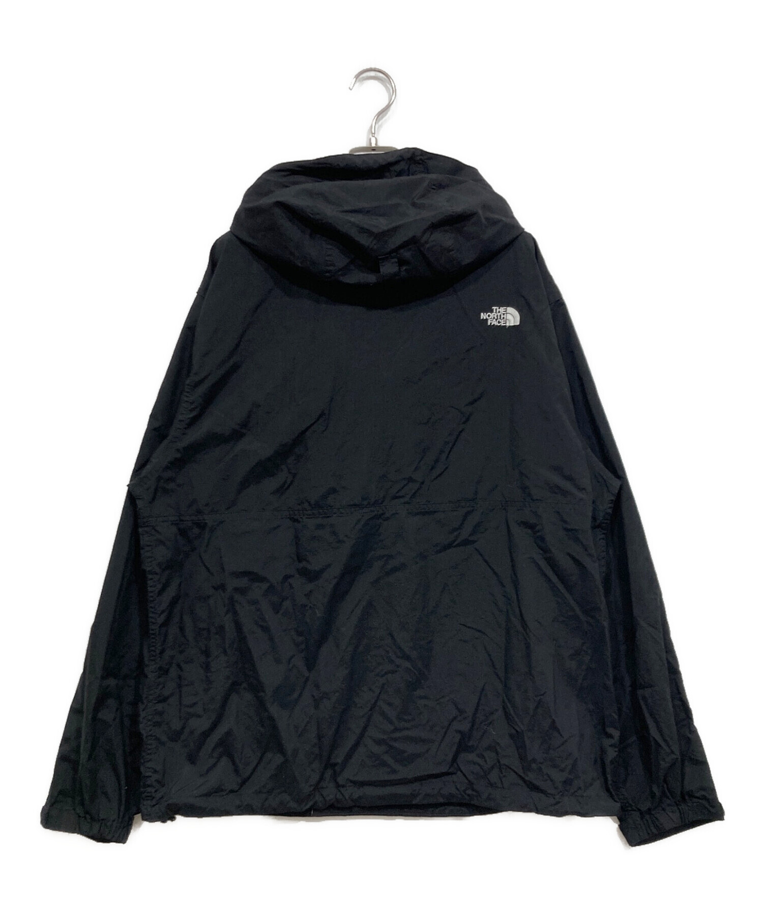 ノースフェイス アノラック マウンテンパーカー Lサイズ 古着 ブラック 中古・古着通販】THE NORTH FACE (ザ ノース フェイス) COMPACT ANORAK