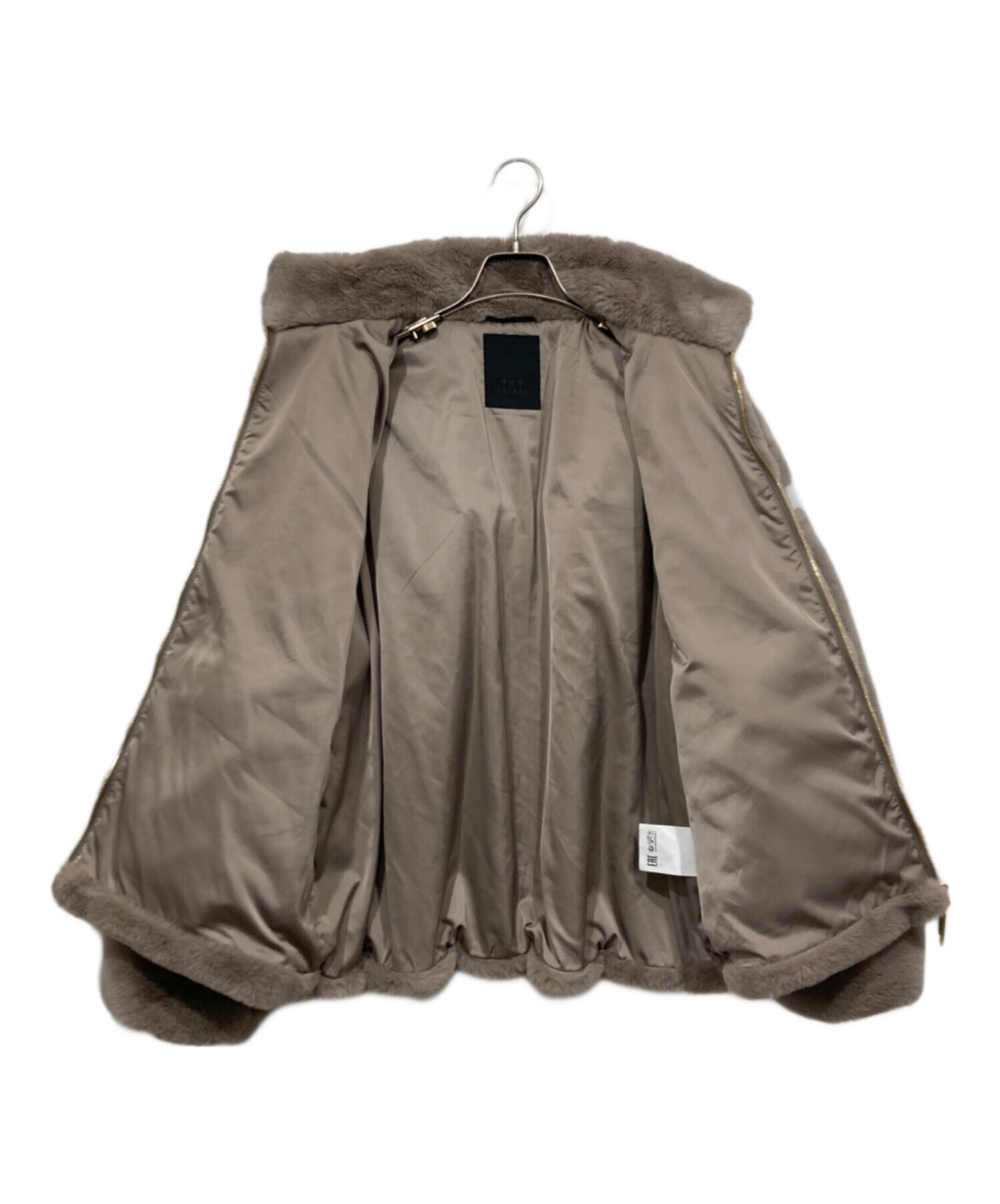 中古・古着通販】TATRAS (タトラス) バックロゴ ファーブルゾン