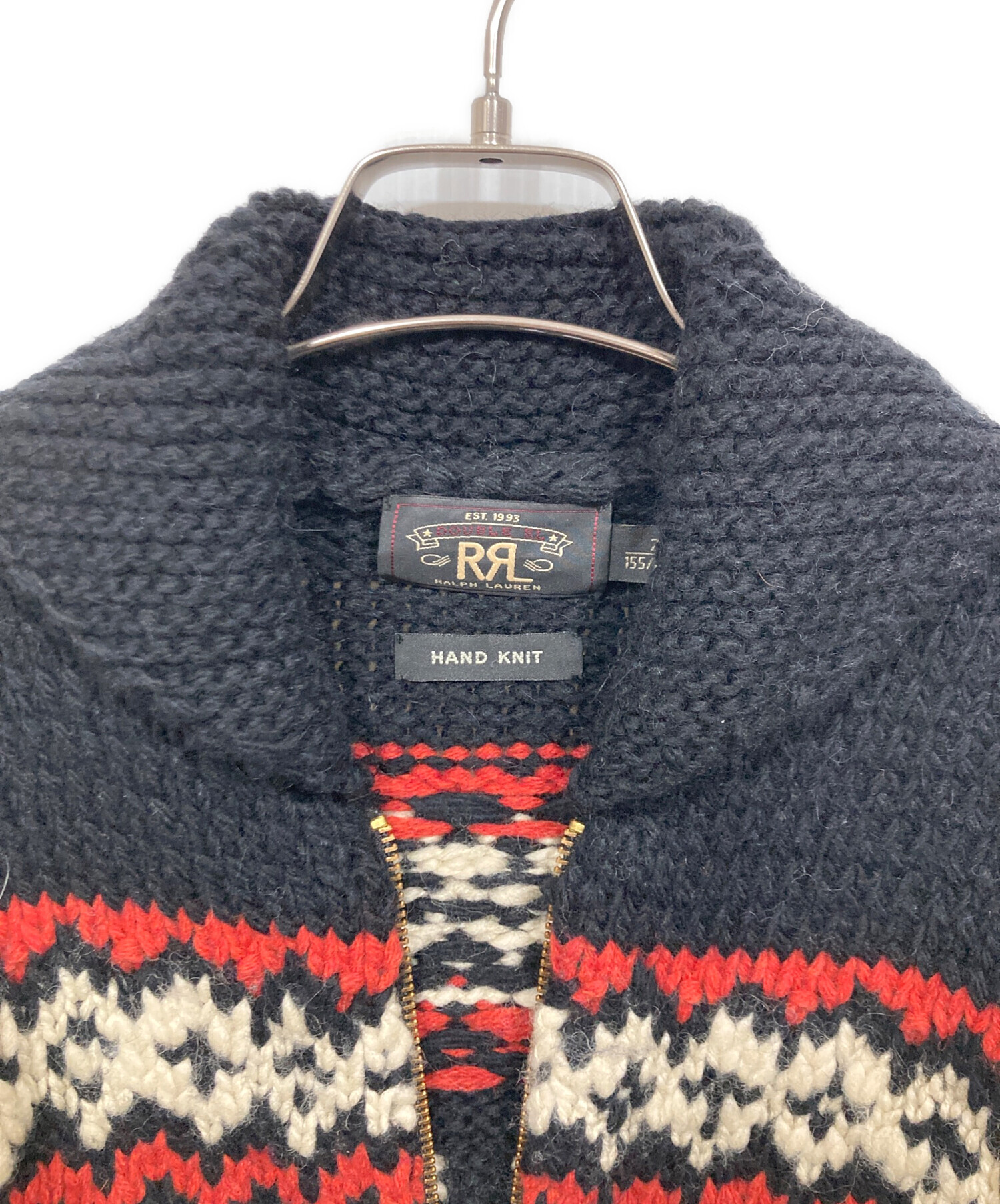 中古・古着通販】RRL (ダブルアールエル) カウチンジップニット