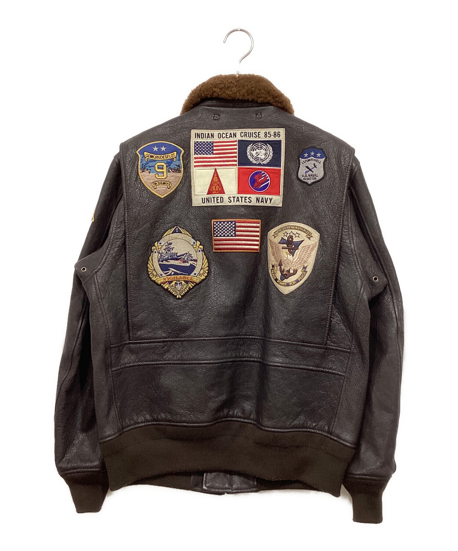 中古・古着通販】AVIREX (アヴィレックス) G-1 TOP GUN ブラウン 