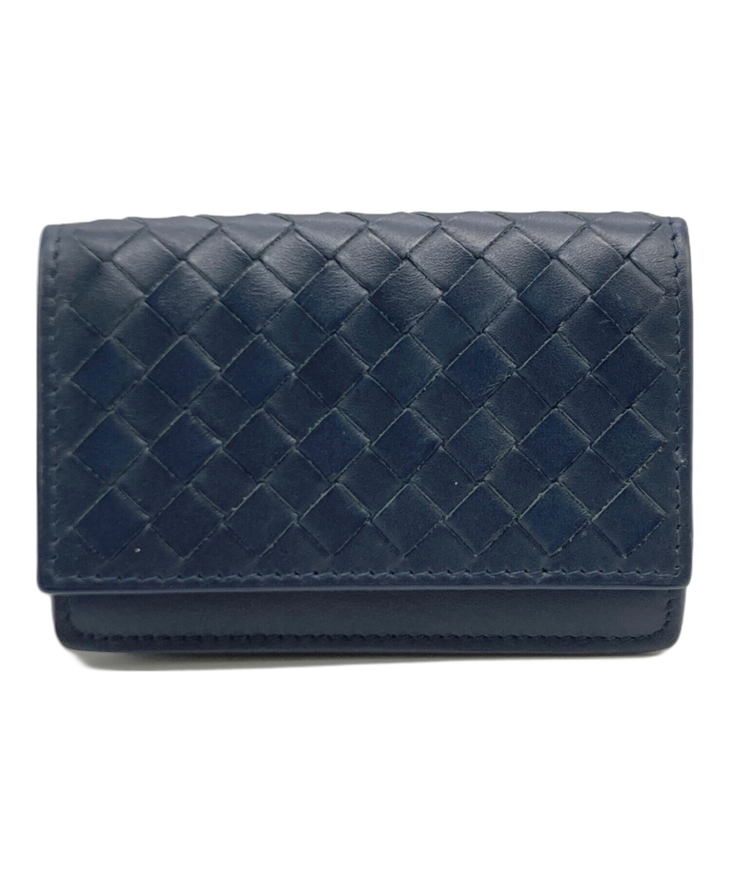 【美品】BOTTEGA VENETA ネイビー ケース 中古・古着通販】BOTTEGA VENETA (ボッテガベネタ) カードケース