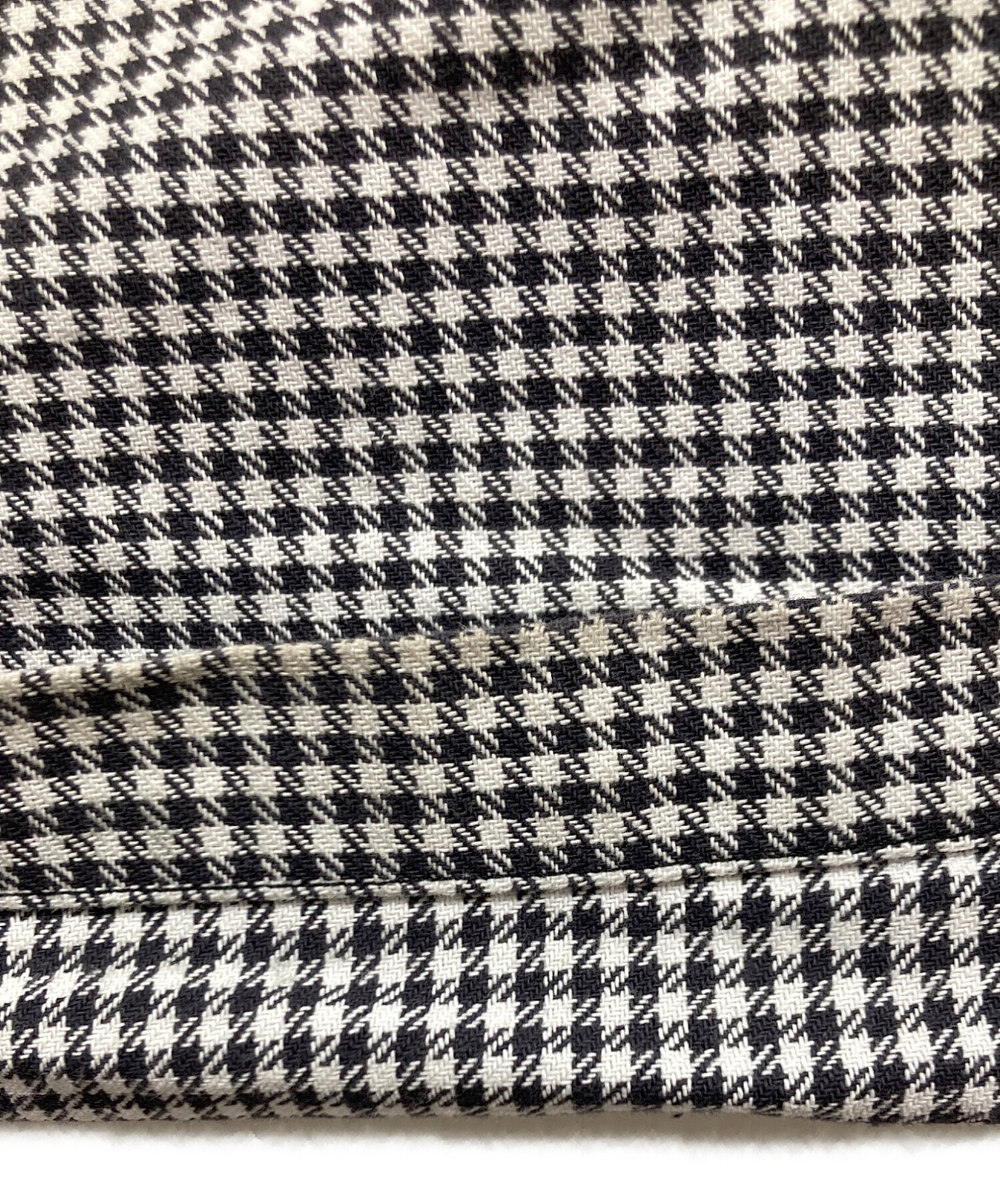 中古・古着通販】VETRA (ベトラ) 千鳥柄フレンチワークパンツ ホワイト