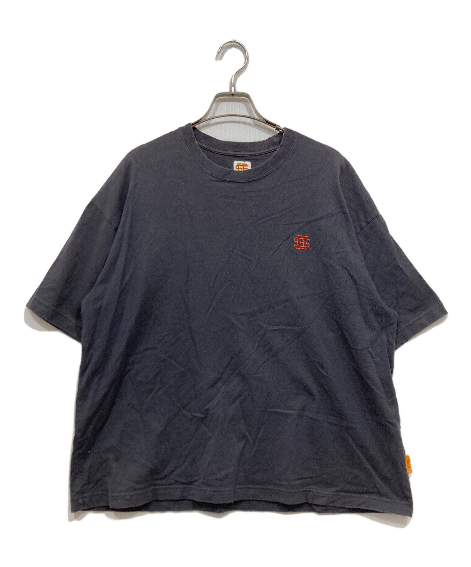 中古・古着通販】SEESEE (シーシー) ロゴTシャツ ブラック サイズ:M 