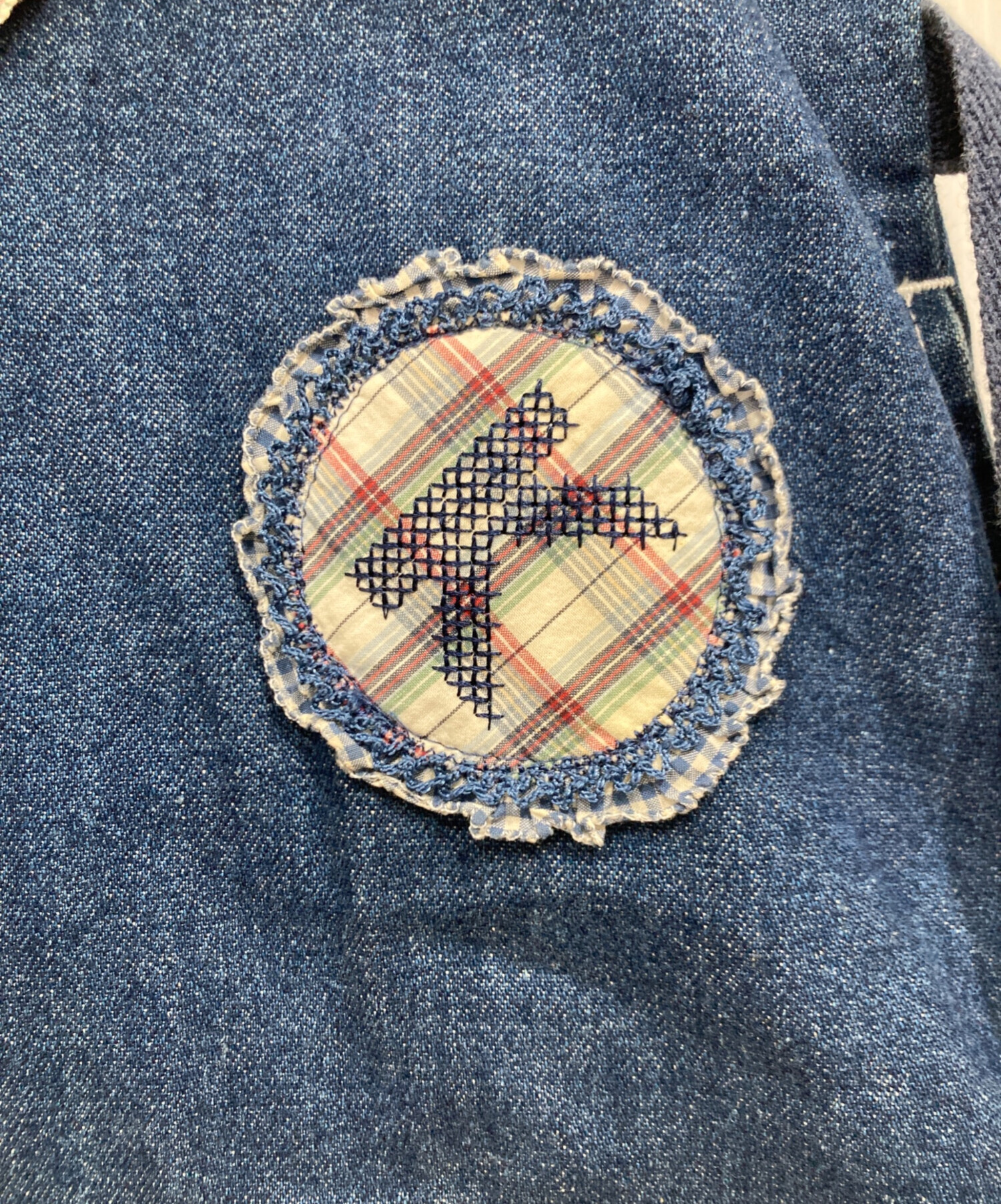 中古・古着通販】PINK HOUSE (ピンクハウス) デニムパッチノースリーブ