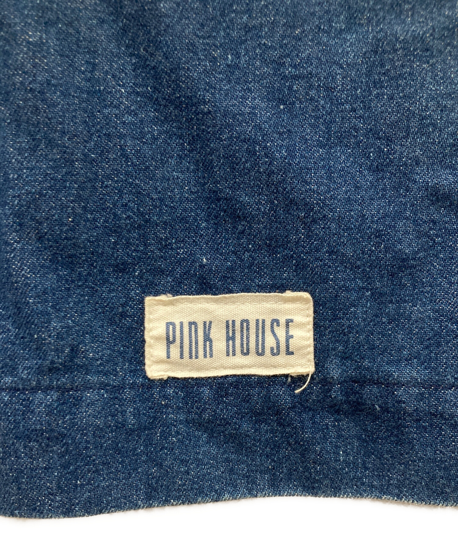 中古・古着通販】PINK HOUSE (ピンクハウス) デニムパッチノースリーブ
