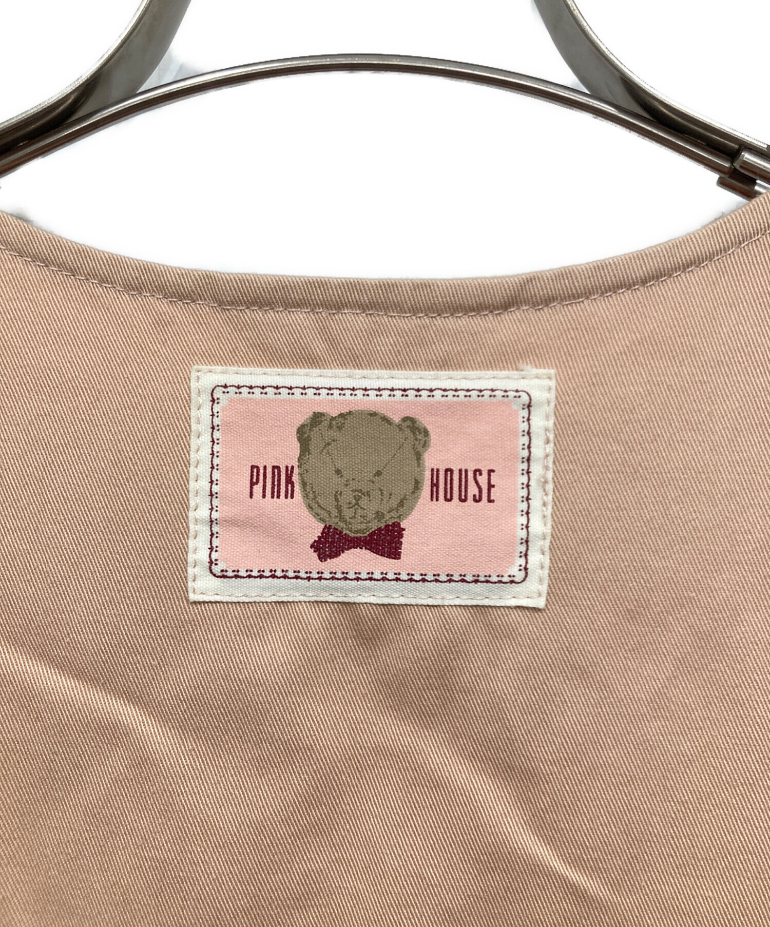 PINK HOUSE ノースリーブ ワンピース リボン 未使用 美品 再値下げ
