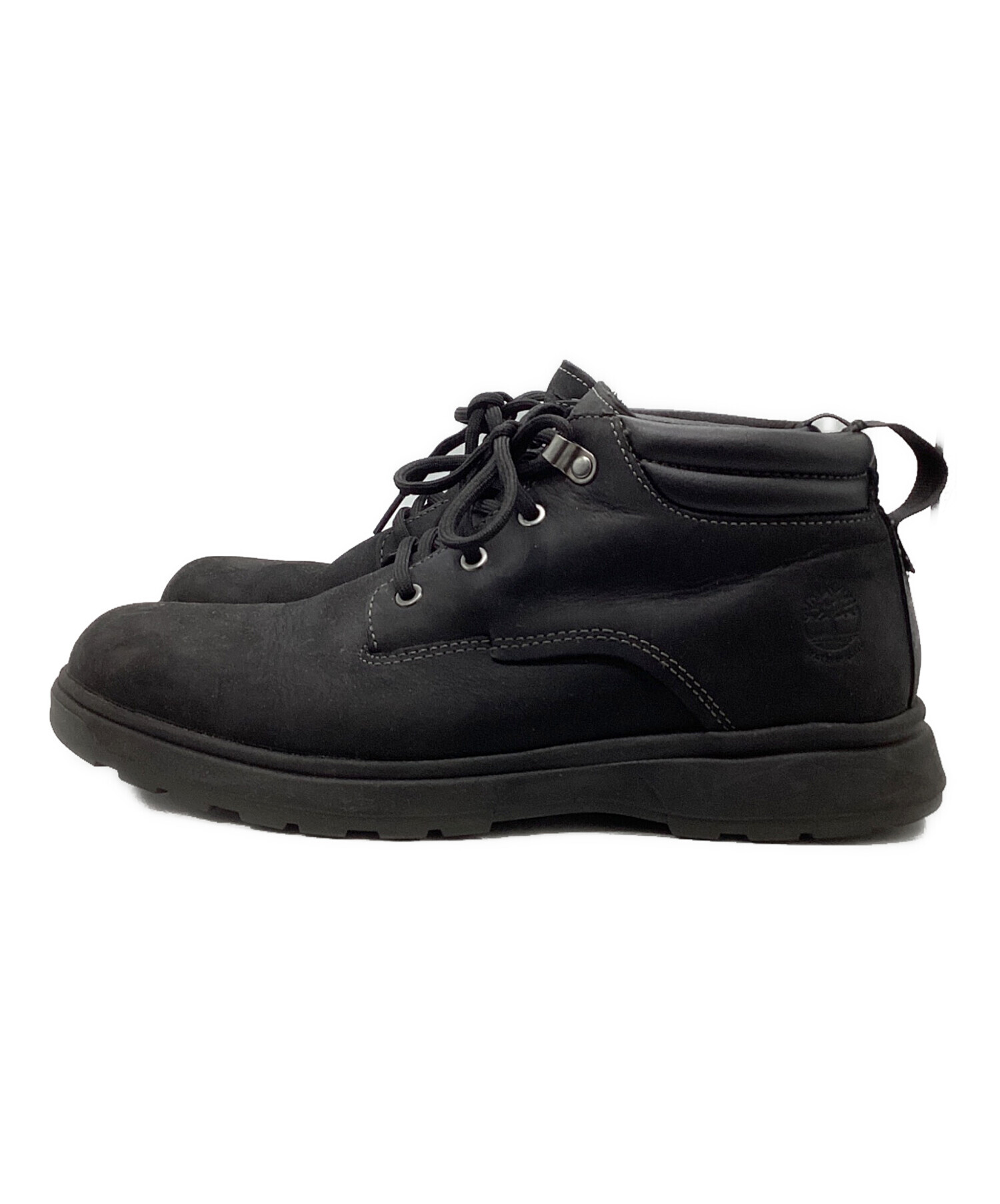 ほぼ新品 Timberland ショートブーツ (ブラック) 中古・古着通販】Timberland (ティンバーランド) ショートブーツ