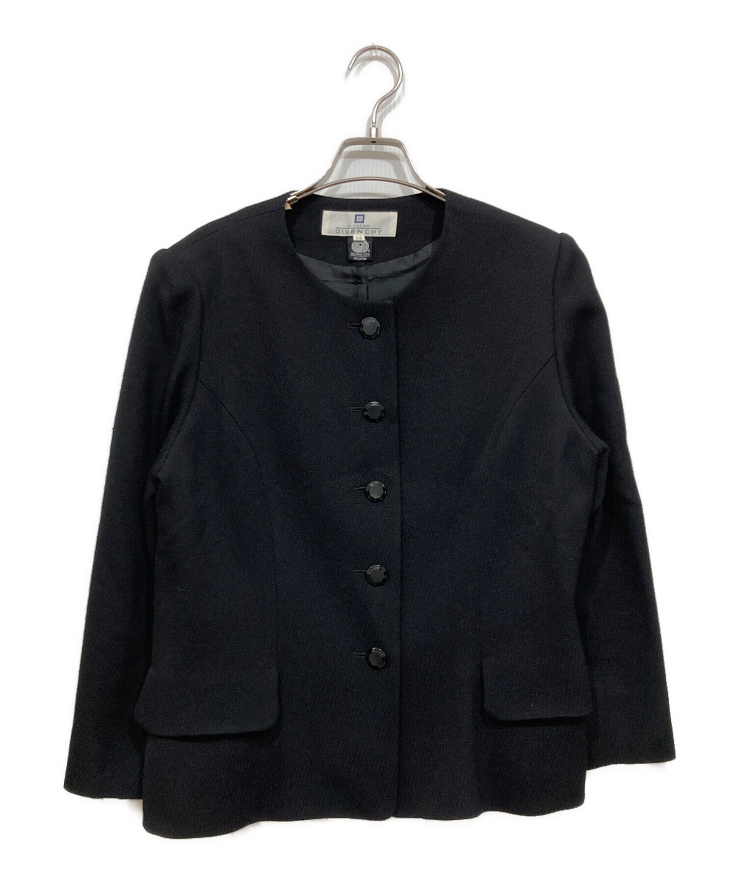 中古・古着通販】GIVENCHY (ジバンシィ) ジャケット ブラック サイズ