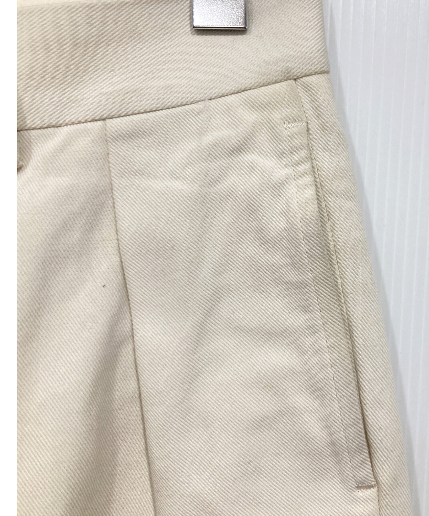 中古・古着通販】NEAT (ニート) ワイドスラックス ベージュ サイズ:46