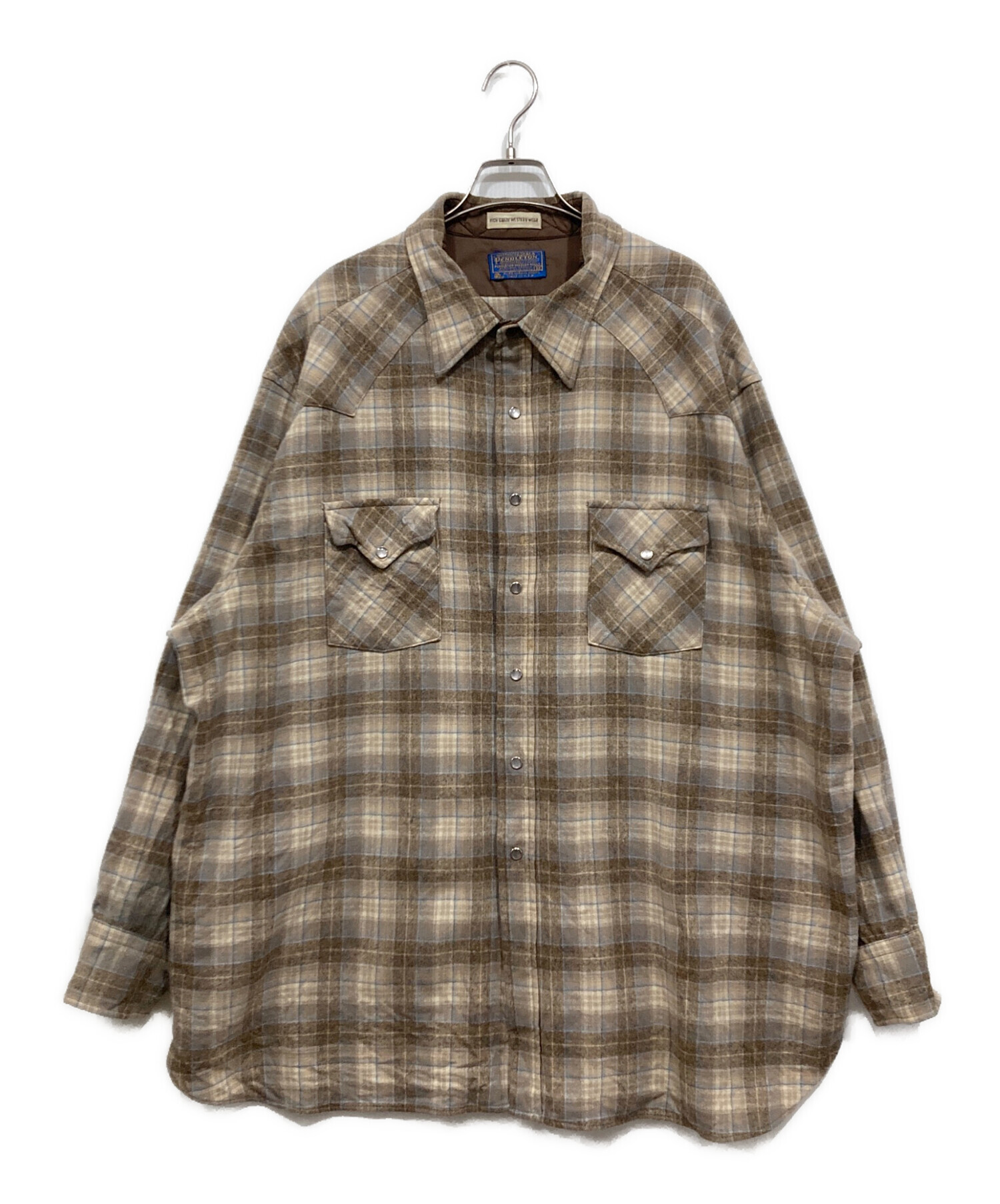ヘリノックス　ペンドルトン　数回使用 中古 中古・古着通販】PENDLETON (ペンドルトン) ネルシャツ ブラウン