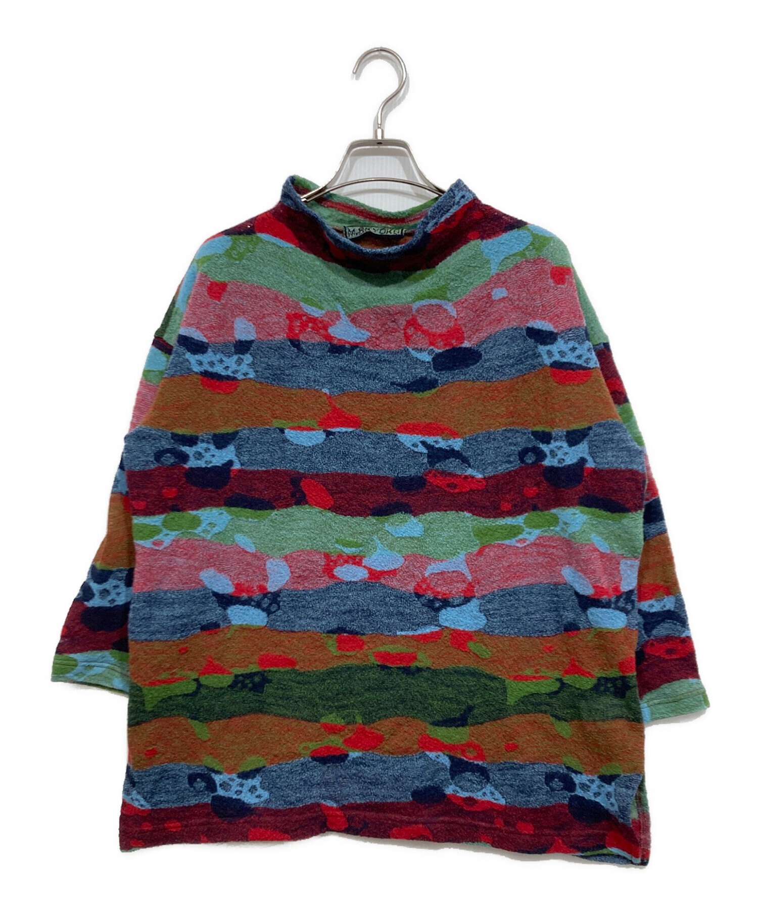 中古・古着通販】M.&KYOKO (エムアンドキョウコ) 総柄ウールニット