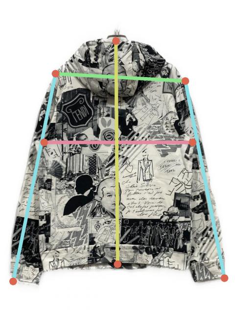 FENDI - FENDI    Karl Lagerfeldコラボ パーカー値引き可能（希少） 中古・古着通販】FENDI (フェンディ) カールラガーフェルドコラボ