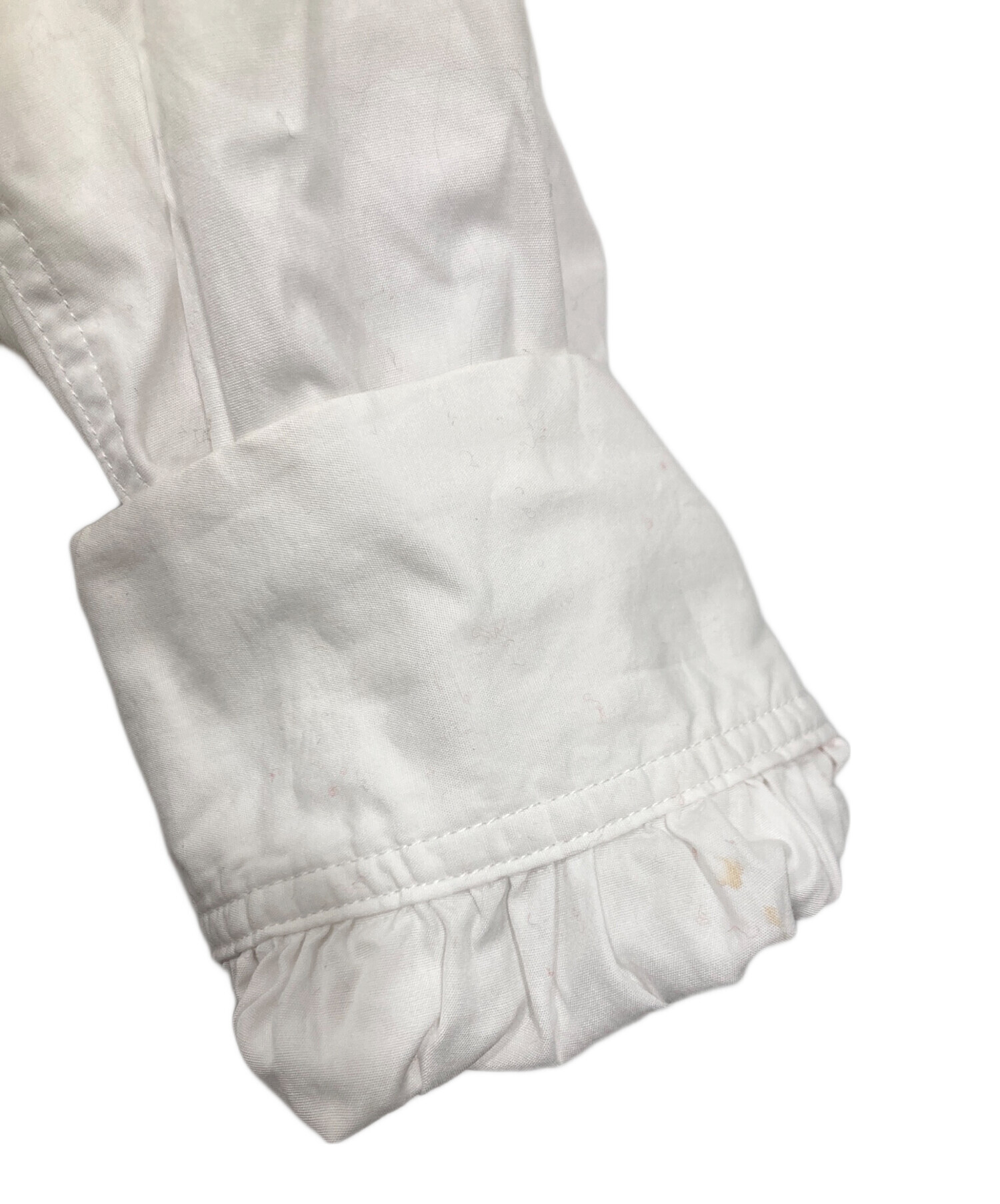 中古・古着通販】SINME (シンメ) ボリュームシャツ ホワイト サイズ