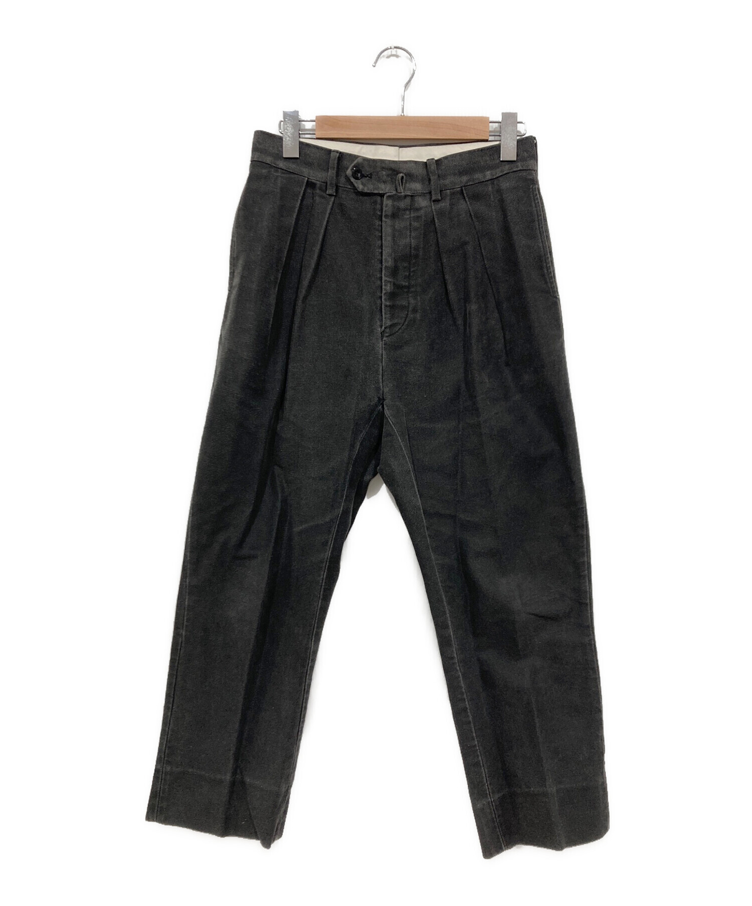 中古・古着通販】NEAT (ニート) 2タックスラックス グレー サイズ:44 