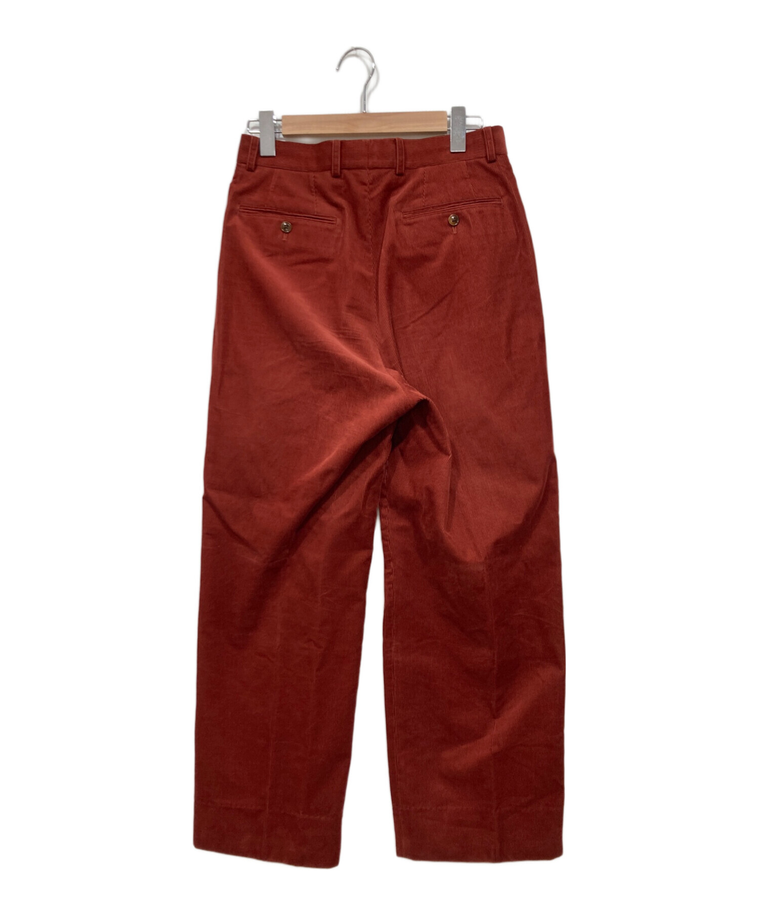 中古・古着通販】NEAT (ニート) コーデュロイ2タックパンツ レッド