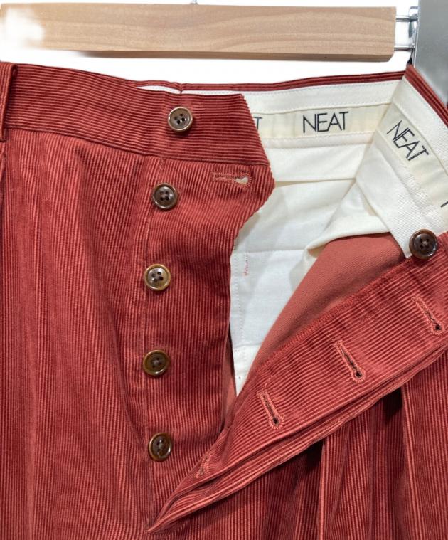 中古・古着通販】NEAT (ニート) コーデュロイ2タックパンツ レッド