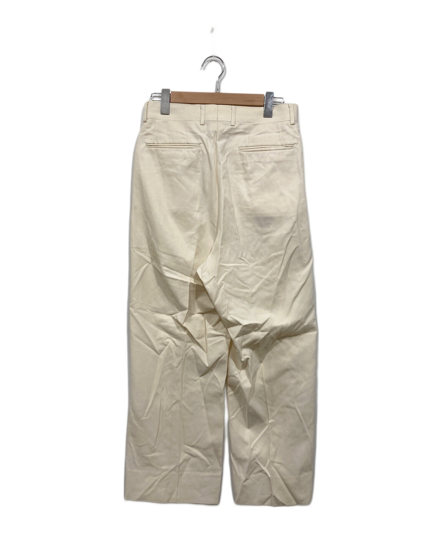 中古・古着通販】NEAT (ニート) 2タックスラックス ホワイト サイズ:44