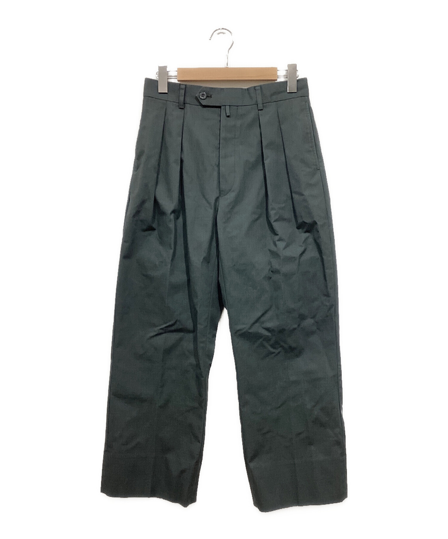 中古・古着通販】NEAT (ニート) 2タックスラックス グレー サイズ:44