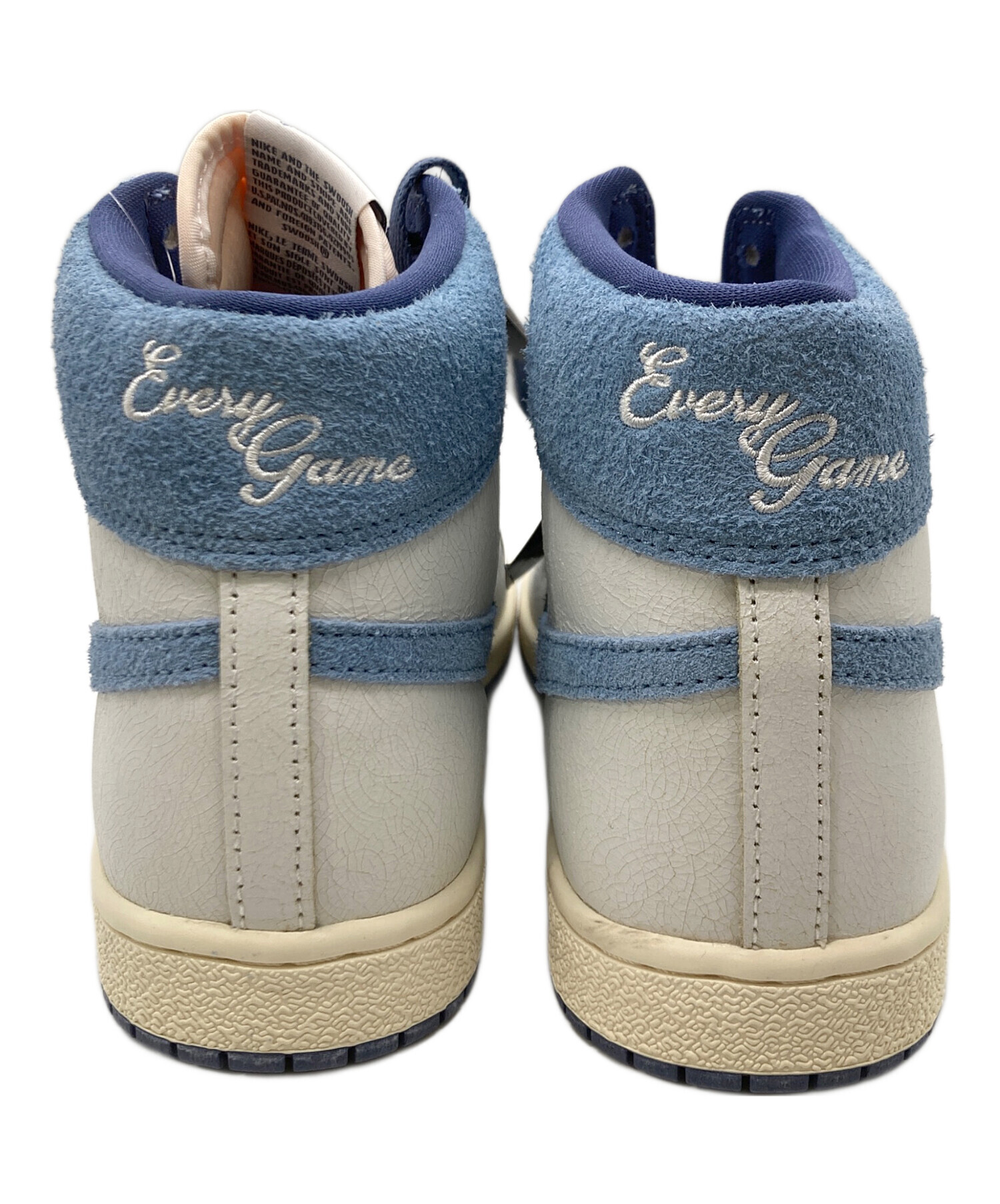 中古・古着通販】NIKE (ナイキ) ハイカットスニーカー ブルー×ホワイト