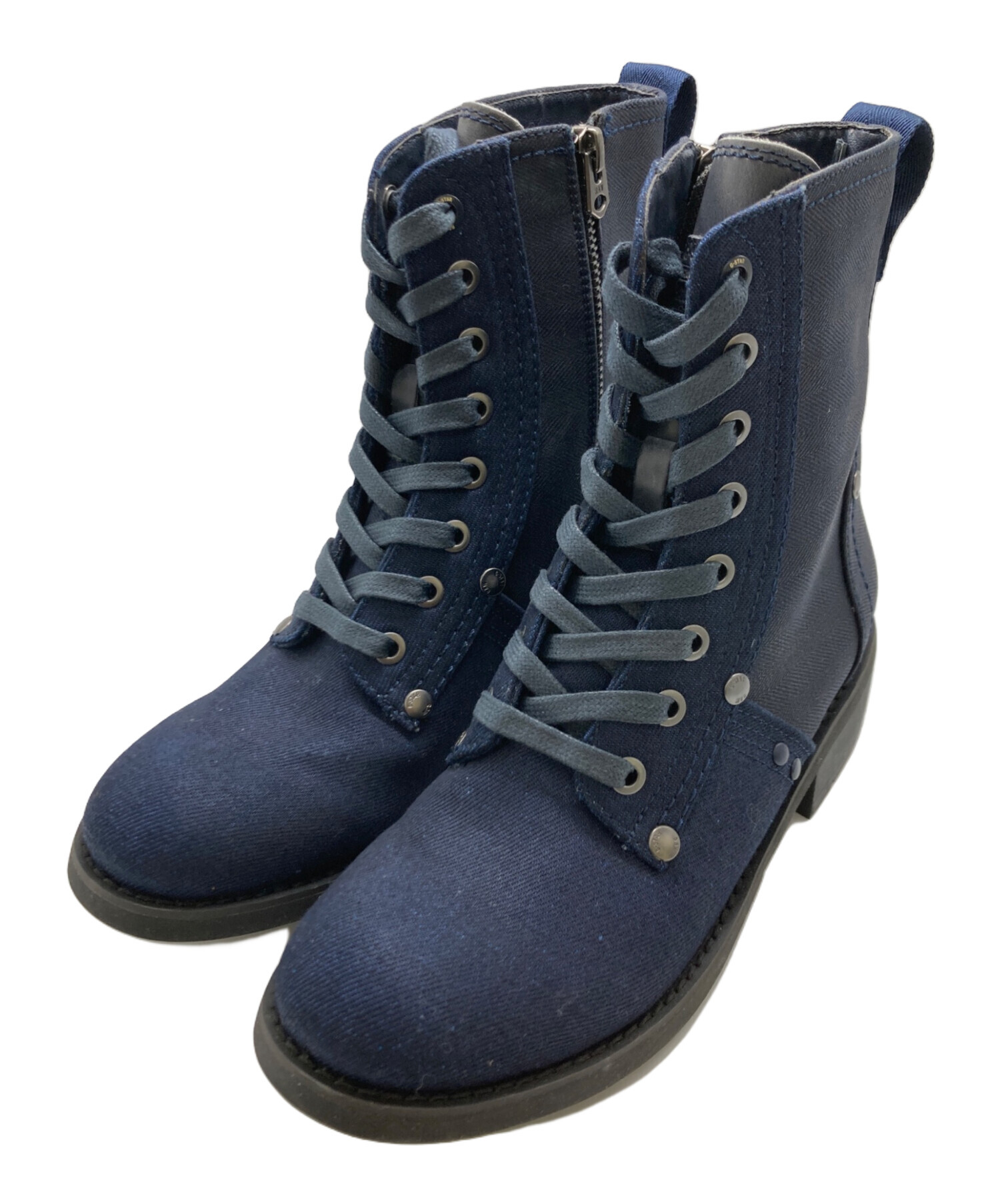 中古・古着通販】G-STAR RAW (ジースターロゥ) ブーツ インディゴ 