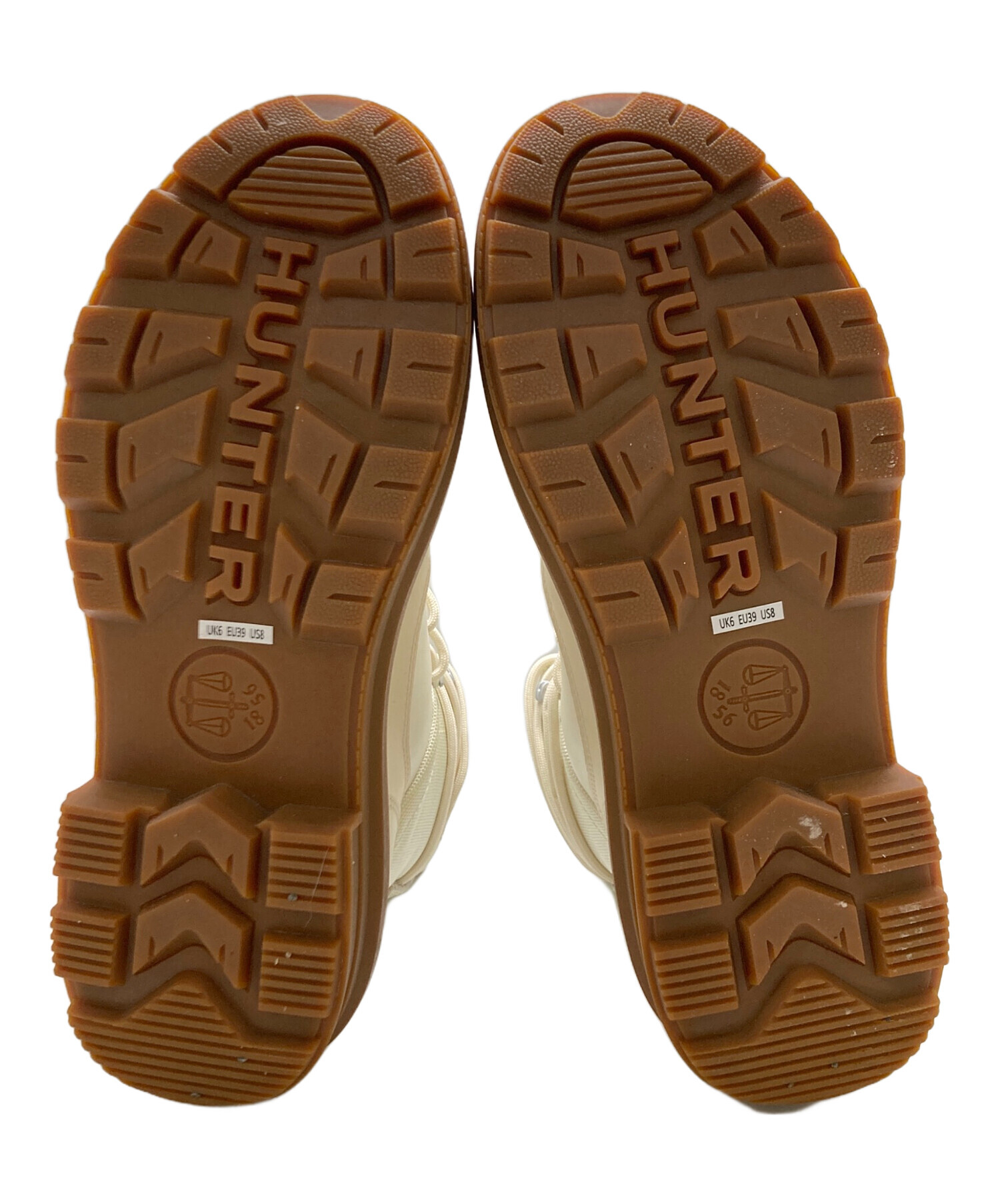 中古・古着通販】HUNTER (ハンター) ショートブーツ アイボリー サイズ