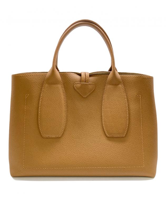 中古・古着通販】LONGCHAMP (ロンシャン) 2WAYバッグ ブラウン