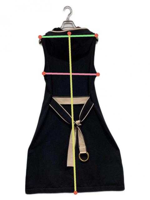 中古・古着通販】M'S GRACY (エムズグレイシー) ロングジレ ネイビー