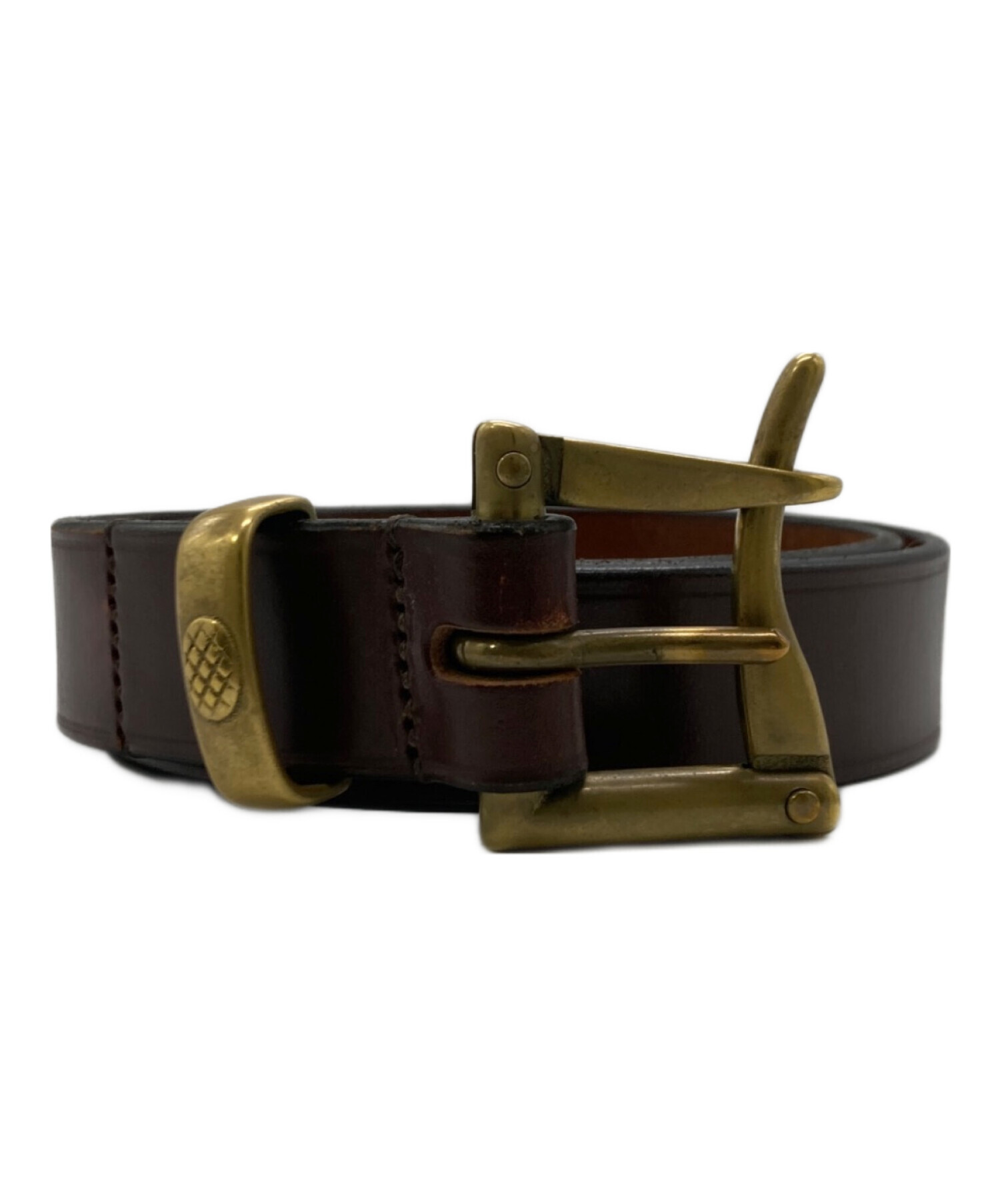 chogunMartin Faizey ダークブラウンレザーベルト Martin Faizey マーティンフェイジー DRESS BELT ベルト ダーク