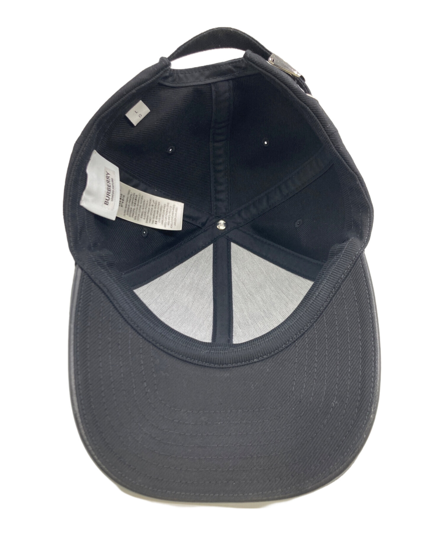 BURBERRY バーバリー 【未使用】キャップ 中古・古着通販】BURBERRY (バーバリー) キャップ ブラック｜ブランド