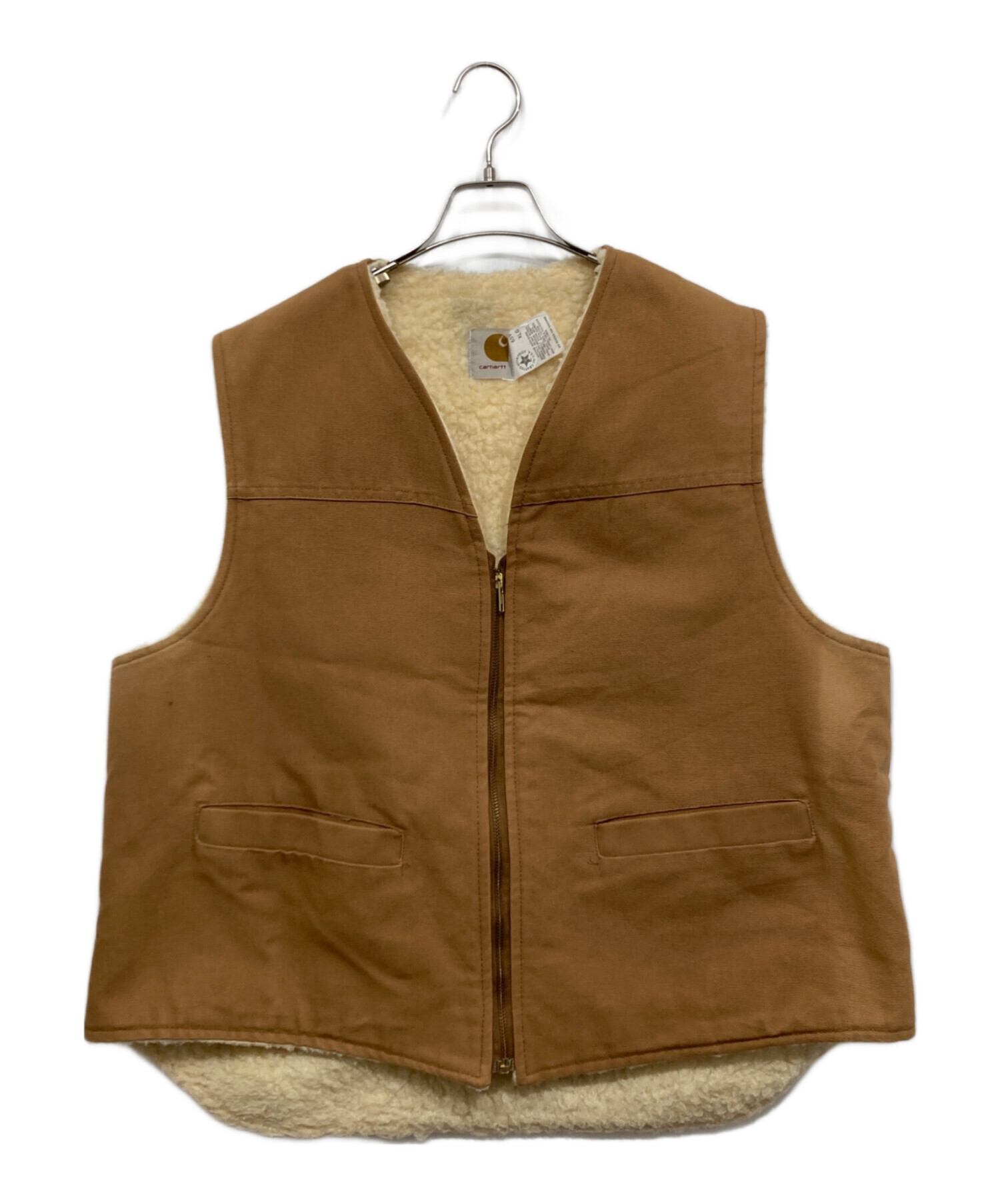 中古・古着通販】CarHartt (カーハート) ダック地裏ボアベスト