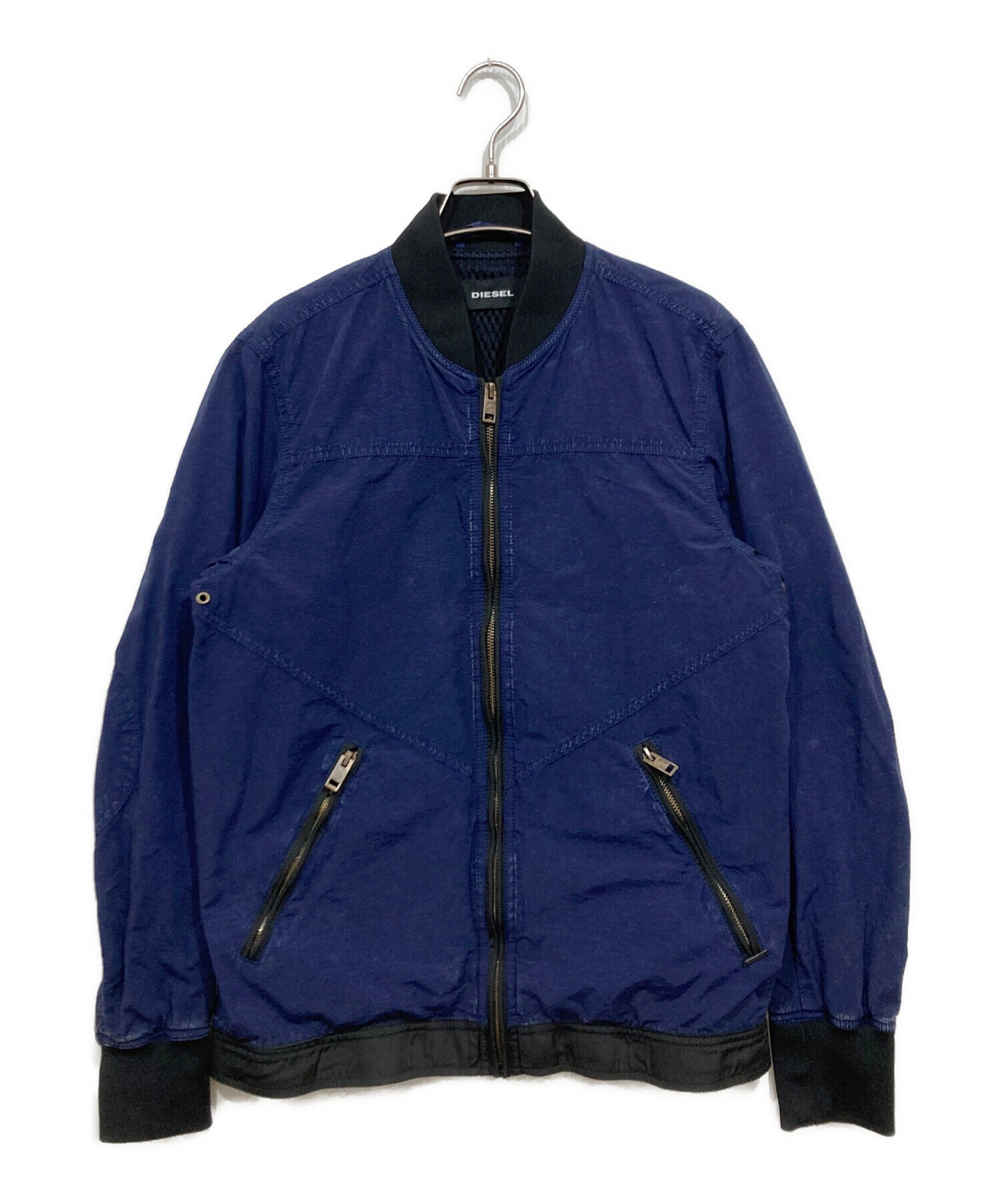 【お買い得】DIESEL　ディーゼル　ナイロン　ジャケット　ネイビー 中古・古着通販】DIESEL (ディーゼル) ナイロンジャケット/ブルゾン