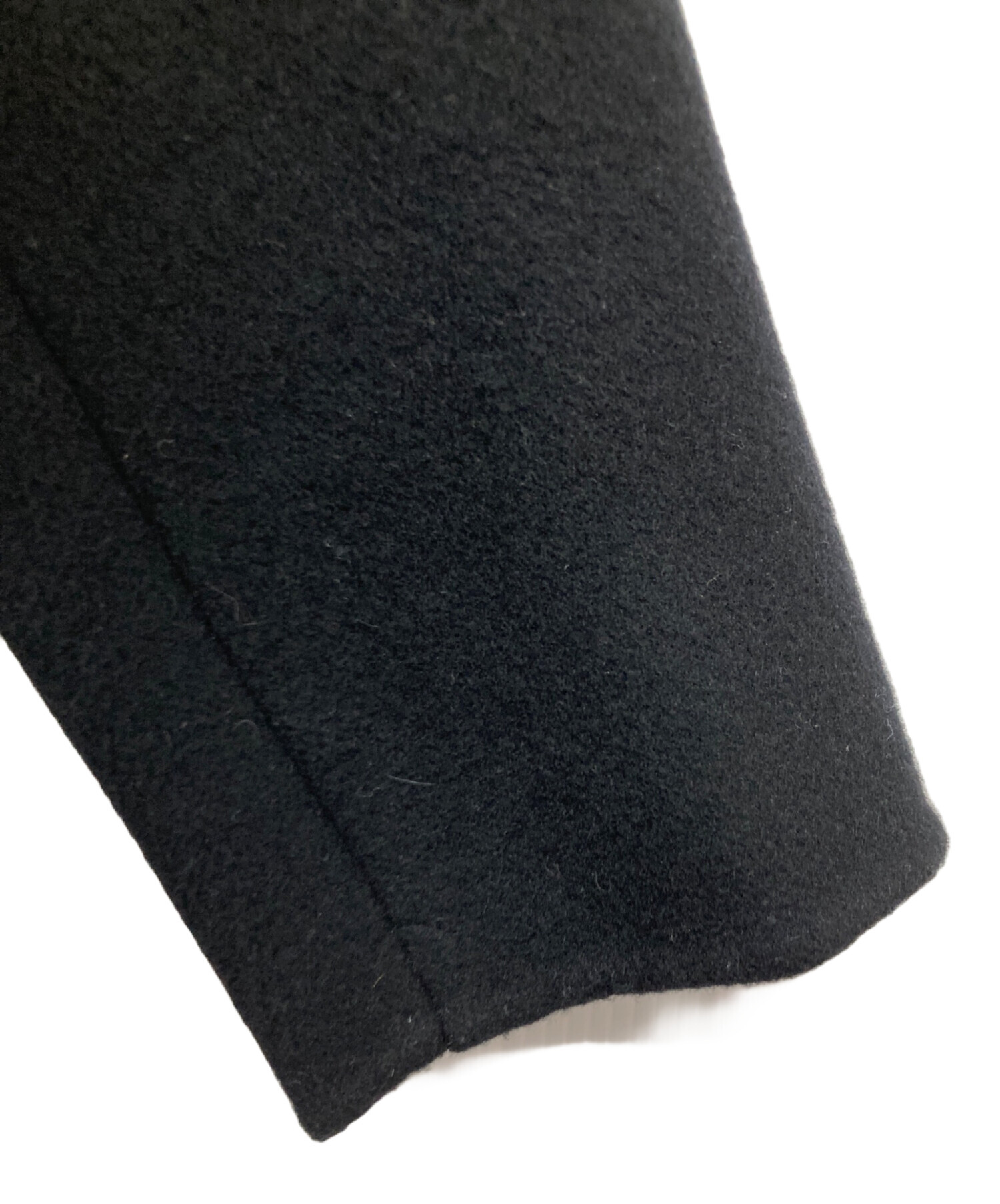 中古・古着通販】CADUNE (カデュネ) プードルペプラムコート ブラック