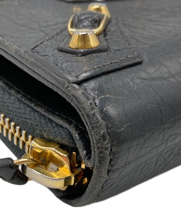 中古・古着通販】BALENCIAGA (バレンシアガ) ラウンド2つ折り財布