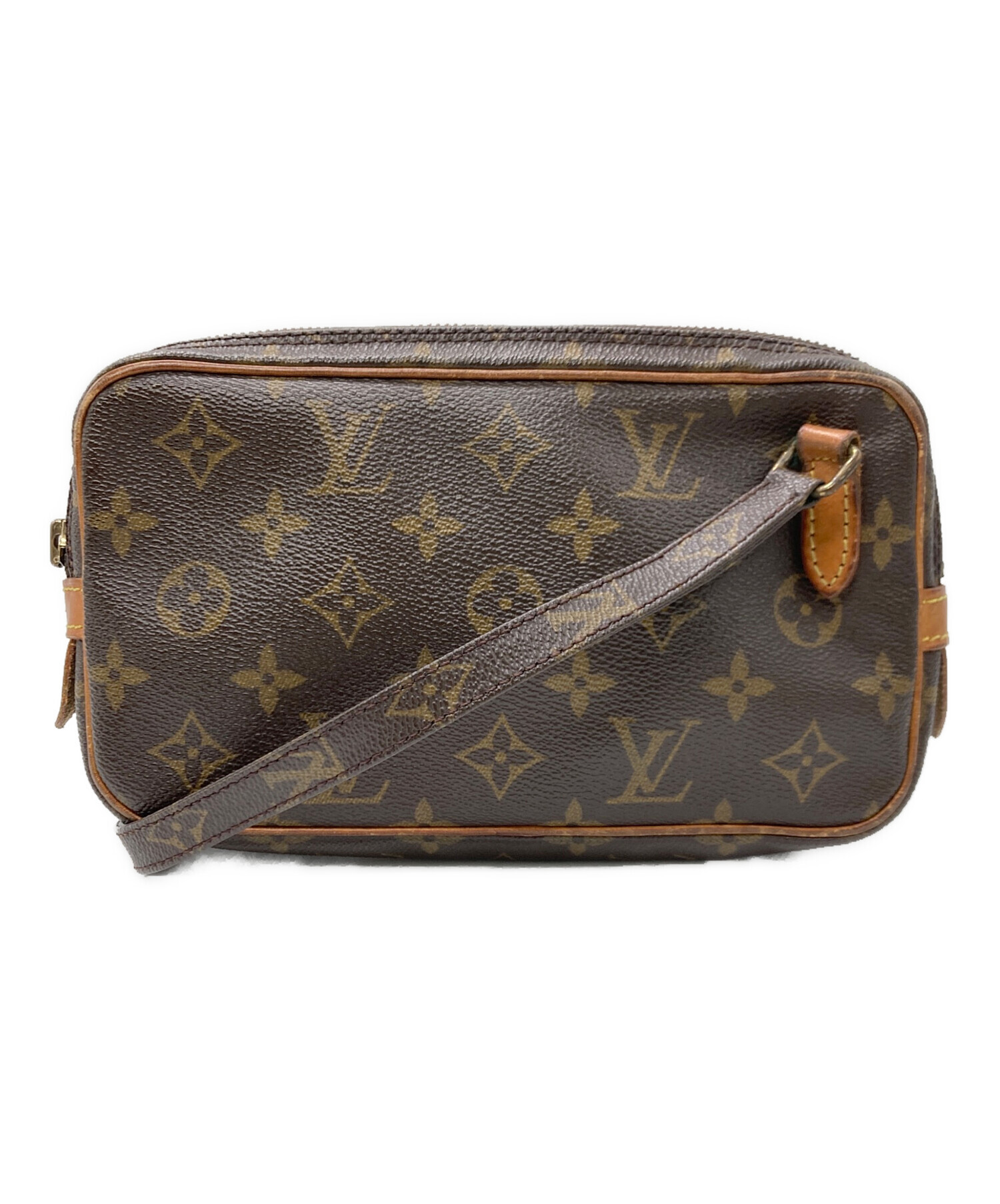 Louis Vuitton ブラウンポーチ 中古・古着通販】LOUIS VUITTON (ルイ ヴィトン) ショルダーポーチ