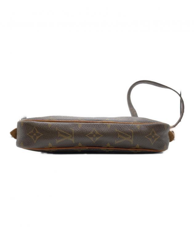 Louis Vuitton ブラウンポーチ ショルダー付き Louis Vuitton ブラウンポーチ ショルダー付き