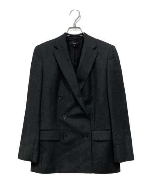 中古・古着通販】theory (セオリー) SLEEK FLANNEL BOXY DB JKT