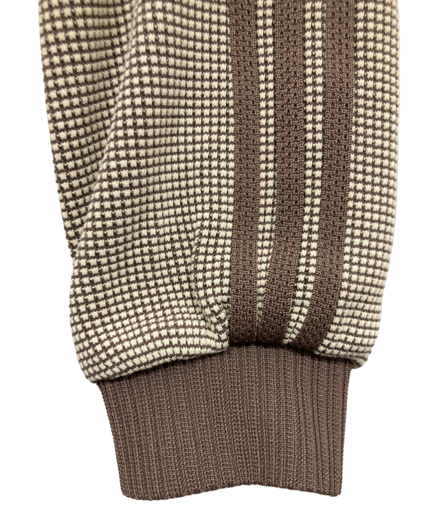 adidas クロップトラックトップ ブラウン M 中古・古着通販】adidas (アディダス) クロップ トラックトップ