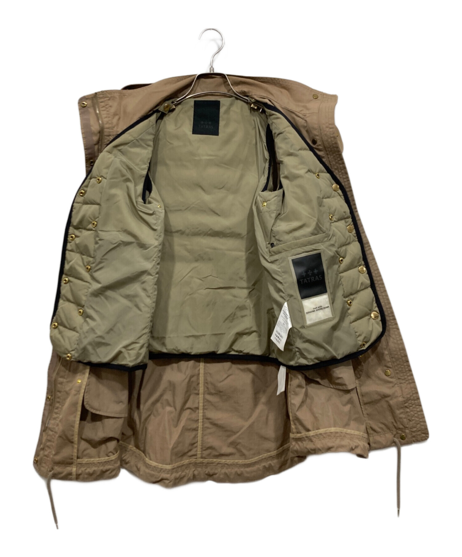 中古・古着通販】TATRAS (タトラス) ライナーダウン付きモッズコート