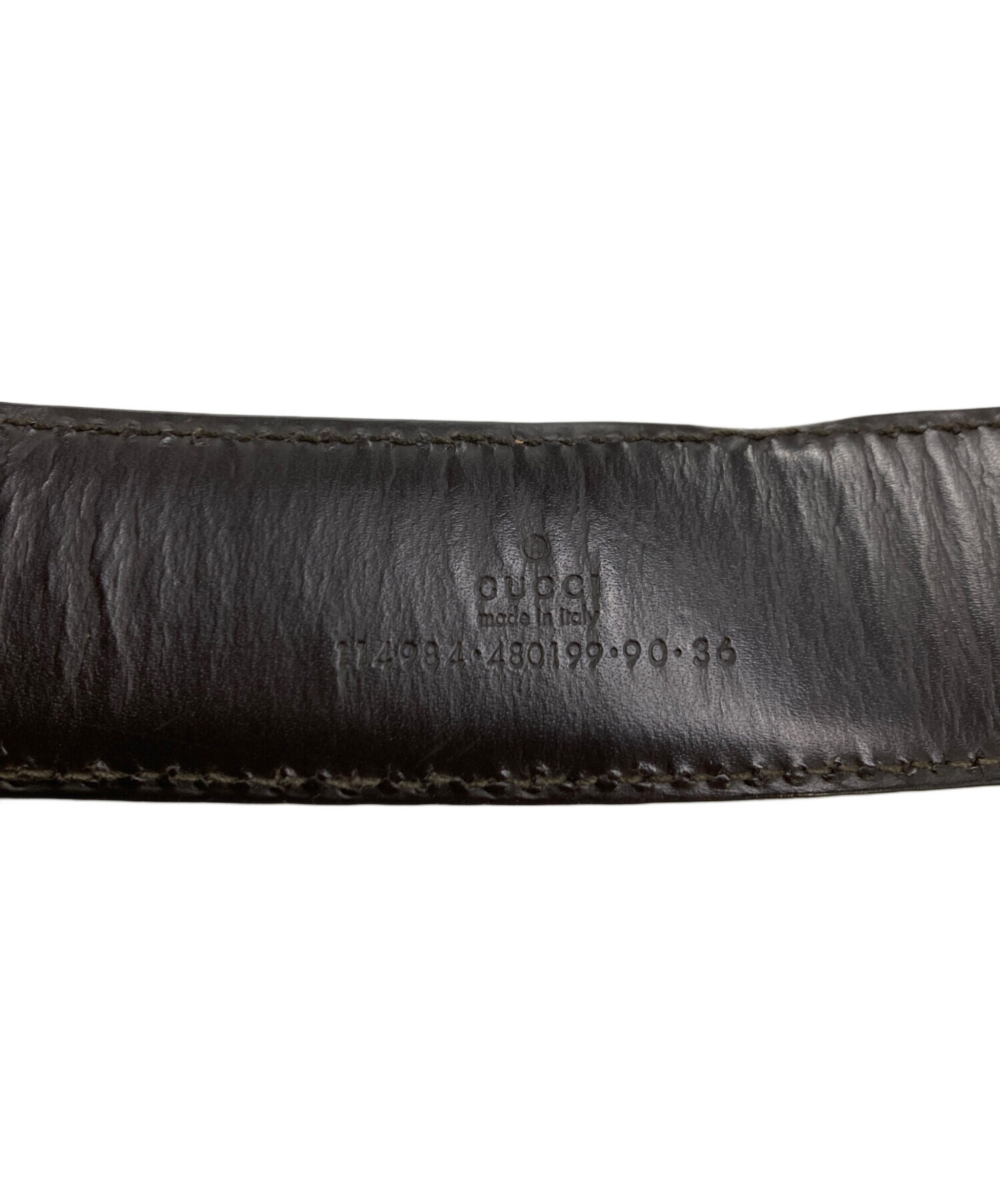 中古・古着通販】GUCCI (グッチ) インターロッキングGバックルベルト